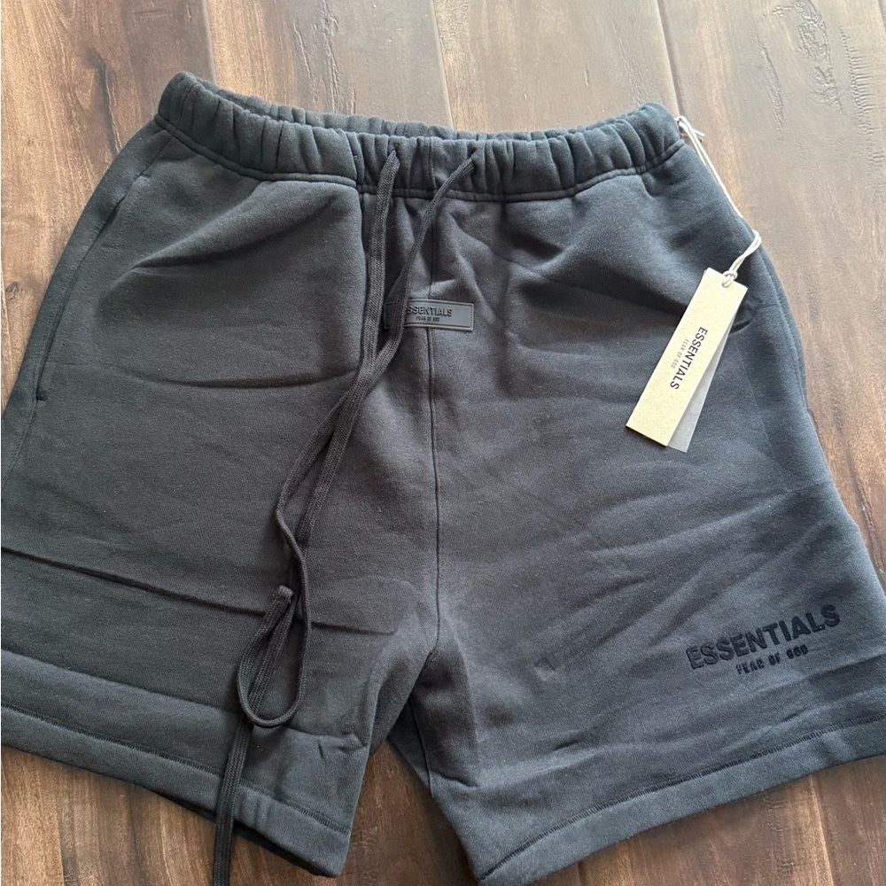 Essentials Black Athletic Shorts for Active Comfort